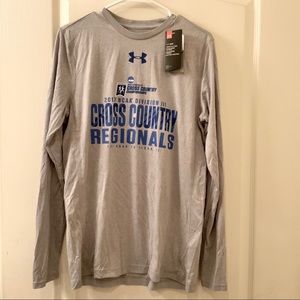 NEW Under Amour UA NCAA gray long sleeve shirt tee